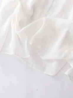 Women's Casual Dress Cotton Linen Dress Midi Dress Linen Basic Classic Outdoor Daily Vacation V Neck Pocket Half Sleeve Fall Autumn 2023 Loose Fit White Navy Blue Purple Plain M L XL 2XL -HANA Luxury Wear Shop gbcmlb1693202605545