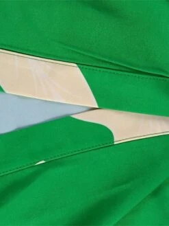 Women's Shirt Dress Casual Dress Maxi Long Dress Outdoor Daily Vacation Polyester Hot Casual Shirt Collar Lace Up Print Short Sleeve Summer Spring 2023 Regular Fit Pink Purple Green Flower S M L XL -HANA Luxury Wear Shop gjfkrr1689042988753