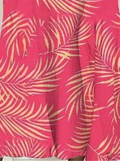 Women's Two Piece Dress Set Casual Dress Print Dress Daily Vacation Active Fashion Pocket Print Midi Dress V Neck Half Sleeve Leaf Regular Fit Pink Summer Spring S M L XL XXL -HANA Luxury Wear Shop gsgepf1681957843483