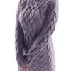 Women‘s Sweater Dress Winter Dress Pullover Knitted Solid Color Basic Casual Chunky Long Sleeve Sweater Cardigans Turtleneck Fall Winter White Black Purple / Regular Fit / Going Out