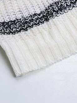 Women's Sweater Dress Winter Dress Jumper Dress Mini Dress Patchwork Ribbed Daily Date Going Out Fashion Basic Turtleneck Long Sleeve 2023 Loose Fit Gray Color S M L Size -HANA Luxury Wear Shop jjamuq1695032163238