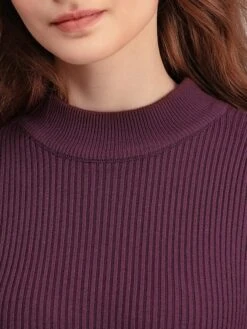 Women's Sweater Dress Jumper Dress Casual Dress Midi Dress Active Plain Outdoor Casual Holiday Vacation Crew Neck Long Sleeve Ruched 2023 Regular Fit Black Blue Purple One Size -HANA Luxury Wear Shop jtcbkz1697537802842