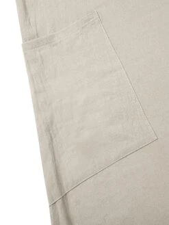 Women's Linen Dress Shift Dress Midi Dress Black Pink Apricot Short Sleeve Pure Color Pocket Summer Spring Fall Crew Neck Basic Loose Fit 2023 M L XL 2XL 3XL 4XL 5XL -HANA Luxury Wear Shop kadjak1684215503273