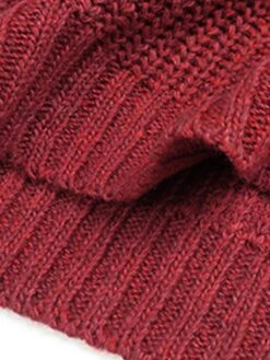 Women's Sweater Dress Winter Dress Jumper Dress Mini Dress Lace Up Outdoor Daily Going Out Fashion Streetwear Split Neck Long Sleeve 2023 Loose Fit Black White Pink Color S M L XL Size -HANA Luxury Wear Shop lniuyq1693222332024