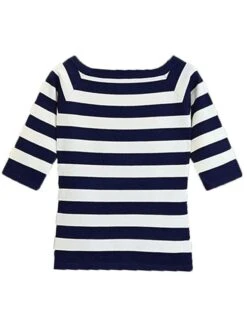 Women's Two Piece Dress Set Casual Dress Skirt Set Daily Going Out Fashion Streetwear Ribbed Print Midi Dress Crew Neck Short Sleeve Stripe Slim Blue Fall S M L XL XXL -HANA Luxury Wear Shop mlcxod1693278121591