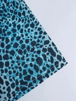 Women's Shirt Dress Short Mini Dress Light Blue Long Sleeve Leopard Button Spring Summer Shirt Collar Stylish Casual Sexy Lantern Sleeve Boom Sale Dress XXL -HANA Luxury Wear Shop nfmjcj1683612748649