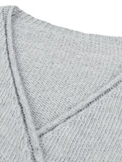 Women's Sweater Dress Jumper Dress Casual Dress Mini Dress Fashion Pure Color Outdoor Daily Vacation Going Out V Neck Long Sleeve Lace Up Patchwork 2023 Regular Fit Pink Khaki Dark Gray S M L XL -HANA Luxury Wear Shop nhtwkc1693994028605