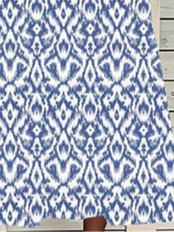 Women's Two Piece Dress Set Casual Dress Print Dress Outdoor Daily Fashion Elegant Pocket Print Midi Dress V Neck Half Sleeve Geometric Regular Fit Blue Green Summer Spring S M L XL XXL -HANA Luxury Wear Shop nwyzaf1680487125956