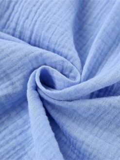 Women's Casual Dress Cotton Linen Dress Mini Dress Cotton Daily Basic Outdoor Home Daily V Neck Ruched Button 3/4 Length Sleeve Fall Autumn 2023 Loose Fit Navy Blue Blue Purple Plain S M L -HANA Luxury Wear Shop nwyzlw1692936388699