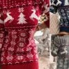 Women‘s Christmas Sweater Dress Winter Dress Sheath Dress Short Mini Dress Red Navy Blue Gray Long Sleeve Elk Snowman Snowflake Knit Fall Winter Round Neck Turtleneck Stylish Casual 2022 S M L XL XXL -HANA Luxury Wear Shop nyfaem1637293794667