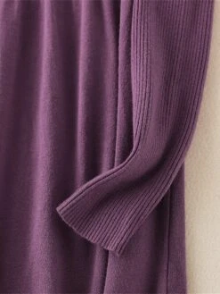 Women's Sweater Dress Jumper Dress Casual Dress Midi Dress Active Plain Outdoor Casual Holiday Vacation Crew Neck Long Sleeve Ruched 2023 Loose Fit Black Red Blue One Size -HANA Luxury Wear Shop ogevfq1697537725793