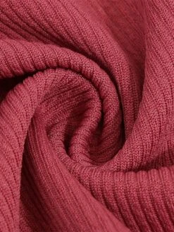 Women's Sweater Dress Winter Dress Jumper Dress Midi Dress Lace Up Split Daily Date Going Out Active Fashion V Neck Long Sleeve 2023 Regular Fit Black Yellow Fuchsia Color S M L XL XXL Size -HANA Luxury Wear Shop ohyfsx1692857098587