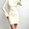 Women's Sweater Dress Jumper Dress Casual Dress Mini Dress Warm Pure Color Outdoor Casual Daily Going Out Crew Neck Long Sleeve 2023 Slim Black Apricot S M L 1 Women's Sweater Dress Jumper Dress Casual Dress Mini Dress Warm Pure Color Outdoor Casual Daily Going Out Crew Neck Long Sleeve 2023 Slim Black Apricot S M L -HANA Luxury Wear Shop oisibu1695106681160