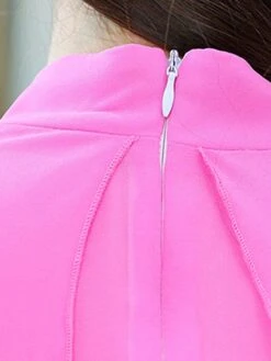 Women's Two Piece Dress Set Casual Dress Outdoor Daily Streetwear Modern Ruched Midi Dress V Neck 3/4 Length Sleeve Plain Regular Fit White Light Green Dark Pink Summer Spring S M L XL XXL -HANA Luxury Wear Shop osixfs1678430739730