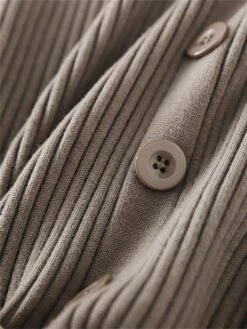 Women's Sweater Dress Jumper Dress Winter Dress Mini Dress Warm Plain Outdoor Daily Vacation Going Out Turtleneck Long Sleeve Button 2023 Slim Black Brown Khaki One Size -HANA Luxury Wear Shop otjnda1697767802789