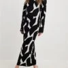 Women's Sweater Dress Winter Dress Jumper Dress Long Dress Maxi Dress Fashion Leopard Outdoor Daily Holiday Date Crew Neck Long Sleeve Print 2023 Slim Black S M L XL