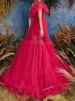 Women's Two Piece Dress Set Party Dress Sheath Dress Party Wedding Guest Fashion Party Ruched Ruffle Mini Dress One Shoulder Short Sleeve Plain Regular Fit Fuchsia Fall Winter S M L XL -HANA Luxury Wear Shop ptzzip1696239244080