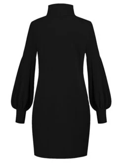 Women‘s Sweater Dress Winter Dress Knit Dress Mini Dress Black Yellow Pink Long Sleeve Pure Color Knit Spring Fall Winter Hooded Fashion Loose Fit 2023 S M L XL XXL 3XL -HANA Luxury Wear Shop qqigil1669023438763