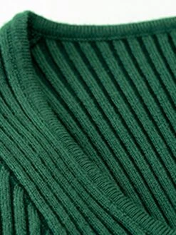 Women's Sweater Dress Jumper Dress Casual Dress Midi Dress Fashion Pure Color Outdoor Daily Vacation Going Out Crew Neck Long Sleeve Patchwork 2023 Slim Black Blue Green S M L XL -HANA Luxury Wear Shop rhexni1694426989930