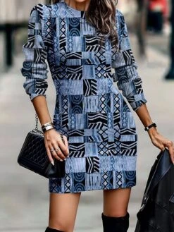 Women's Sweater Dress Jumper Dress Casual Dress Mini Dress Warm Floral Geometric Tribal Outdoor Daily Vacation Going Out Crew Neck Long Sleeve 2023 Regular Fit Red Royal Blue Blue S M L XL XXL 3XL 9 Women's Sweater Dress Jumper Dress Casual Dress Mini Dress Warm Floral Geometric Tribal Outdoor Daily Vacation Going Out Crew Neck Long Sleeve 2023 Regular Fit Red Royal Blue Blue S M L XL XXL 3XL -HANA Luxury Wear Shop rrjwgm1693972156426