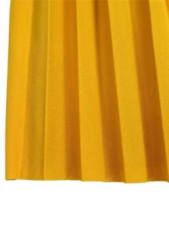 Women's Shirt Dress Casual Dress Midi Dress Outdoor Daily Date Polyester Fashion Casual Shirt Collar Lace Up Pleated 3/4 Length Sleeve Spring Fall Winter 2023 Regular Fit Yellow Red Blue Color Block -HANA Luxury Wear Shop ruzrra1695027671524