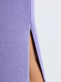 Women's Two Piece Dress Set Casual Dress Skirt Set Outdoor Daily Fashion Streetwear Split Ribbed Midi Dress Turtleneck Long Sleeve Plain Loose Fit Black Light Green Blue Fall One-Size -HANA Luxury Wear Shop sjmczh1693278289266