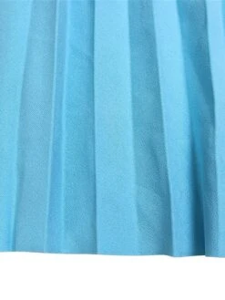 Women's Shirt Dress Casual Dress Midi Dress Outdoor Daily Date Polyester Fashion Casual Shirt Collar Lace Up Pleated 3/4 Length Sleeve Spring Fall Winter 2023 Regular Fit Yellow Red Blue Color Block -HANA Luxury Wear Shop sklsng1695027665382