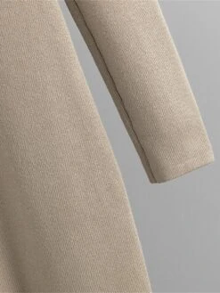 Women's Sweater Dress Jumper Dress Winter Dress Midi Dress Warm Plain Outdoor Daily Vacation Going Out Crew Neck Long Sleeve 2023 Slim Black Sky Blue Green One Size -HANA Luxury Wear Shop udsvpq1697767727470