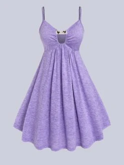 Women's Two Piece Dress Set Casual Dress Tiered Dress Daily Holiday Fashion Modern Pocket Print Midi Dress V Neck Short Sleeve Floral Regular Fit Purple Summer Spring S M L XL XXL -HANA Luxury Wear Shop ugqcox1684832997553