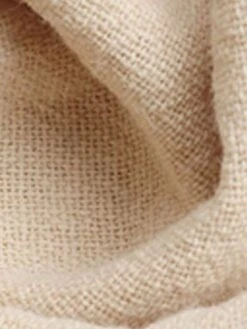 Women's Casual Dress Cotton Linen Dress Mini Dress Linen / Cotton Blend Basic Classic Outdoor Daily Vacation Split Neck Ruffle Button Long Sleeve Fall Winter Autumn 2023 Loose Fit Apricot Plain S M L -HANA Luxury Wear Shop uzearg1695014841681