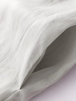 Women's Casual Dress Cotton Linen Dress Midi Dress Linen Basic Classic Outdoor Daily Vacation V Neck Pocket Half Sleeve Fall Autumn 2023 Loose Fit White Navy Blue Purple Plain M L XL 2XL -HANA Luxury Wear Shop viiufm1693202609085