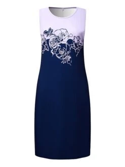 Women's Dress Set Two Piece Dress Floral Dress Midi Dress Purple 3/4 Length Sleeve Print Print Winter Fall Autumn Crew Neck Fashion Party Daily Wedding Guest 2023 S M L XL XXL 3XL -HANA Luxury Wear Shop vnibtt1673936570528