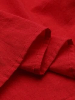 Women's Casual Dress Cotton Linen Dress Swing Dress Maxi Long Dress Cotton Blend Basic Casual Outdoor Daily Holiday Crew Neck Ruched Pocket Half Sleeve Summer Spring 2023 Loose Fit Black White Red -HANA Luxury Wear Shop wumdgc1679647892760