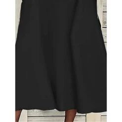 Women's Two Piece Dress Set Casual Dress Dress Set Outdoor Daily Fashion Streetwear Mesh Patchwork Midi Dress V Neck Half Sleeve Graphic Regular Fit Black Summer Spring S M L XL XXL -HANA Luxury Wear Shop xkqzar1682676492965