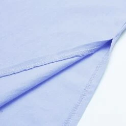 Women's Cotton Dress Pajamas Nightgown Nighty Pure Color Retro Comfort Home Daily Stand Collar Long Sleeve Button Summer Fall Spring White Blue -HANA Luxury Wear Shop xlzytq1665286284636