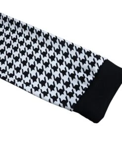 Women's Two Piece Dress Set Casual Dress Sheath Dress Daily Going Out Streetwear Modern Print Midi Dress Crew Neck Long Sleeve Houndstooth Regular Fit Black Fall Winter S M L XL XXL -HANA Luxury Wear Shop ytjfcg1695194346045