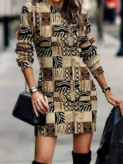 Women's Sweater Dress Jumper Dress Casual Dress Mini Dress Warm Floral Geometric Tribal Outdoor Daily Vacation Going Out Crew Neck Long Sleeve 2023 Regular Fit Red Royal Blue Blue S M L XL XXL 3XL 8 Women's Sweater Dress Jumper Dress Casual Dress Mini Dress Warm Floral Geometric Tribal Outdoor Daily Vacation Going Out Crew Neck Long Sleeve 2023 Regular Fit Red Royal Blue Blue S M L XL XXL 3XL -HANA Luxury Wear Shop zajgli1693972155872