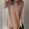 Women‘s Sweater Dress Winter Dress Wine Khaki Royal Blue Orange Gray Black Long Sleeve Pure Color Knit Winter Fall Turtleneck Elegant Fit 2022 S M L XL XXL 3XL -HANA Luxury Wear Shop zlqxxx1655879744869