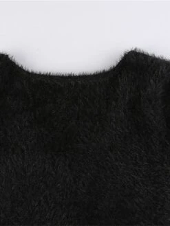 Women's Sweater Dress Winter Dress Jumper Dress Mini Dress Ruched Outdoor Street Daily Active Fashion V Neck Long Sleeve 2023 Slim Black Brown Color S M L Size -HANA Luxury Wear Shop zlsluh1692862199933